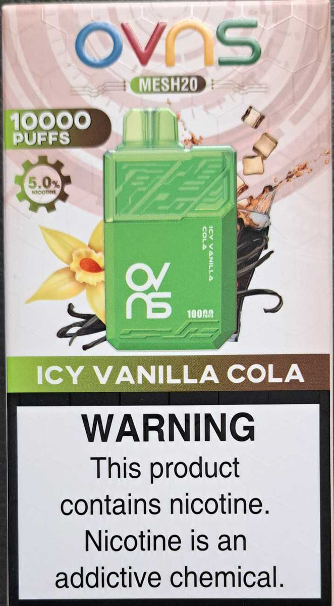 Icy Vanilla Cola OVNS 10K Mesh20 Limit Edition vapebug.ca Icy Vanilla Cola OVNS 10K Mesh20 Limit Edition vapebug.ca