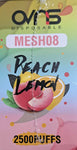 Peach Lemon 1x8ml 2500 puffs OVNS