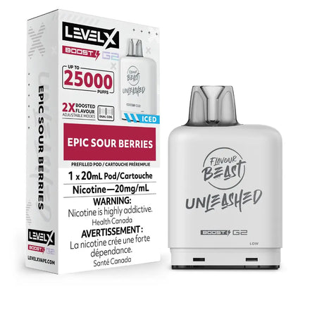 Epic Sour Berries Level x Boost G2 Pods