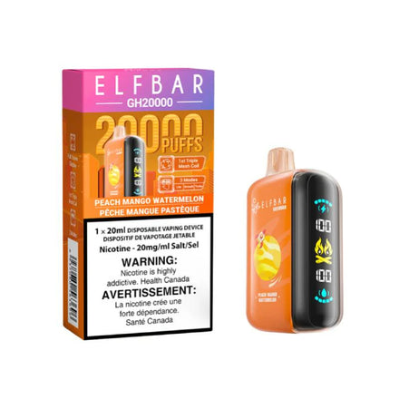 Peach Mango Watermelon Elf bar GH20000