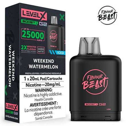 Weekend Watermelon Level x Boost G2 Pods