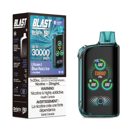 Blue Razz Ice Blast Drip'n Fasta 1x20mlx30K