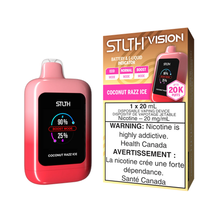 Coconut Razz Ice STLTH VISION