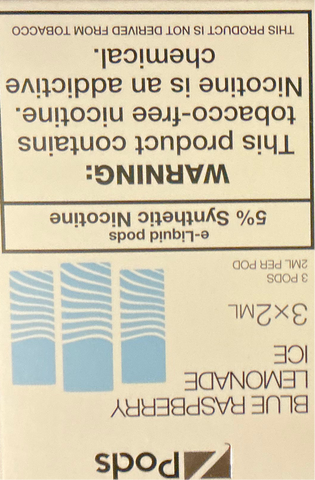 Blue Raspberry Lemonade Ice 3x2ml zpods