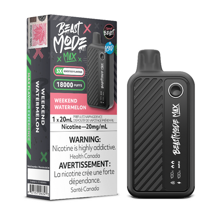 Weekend Watermelon FLAVOURBEAST MODE MAX 1x20mlx18K