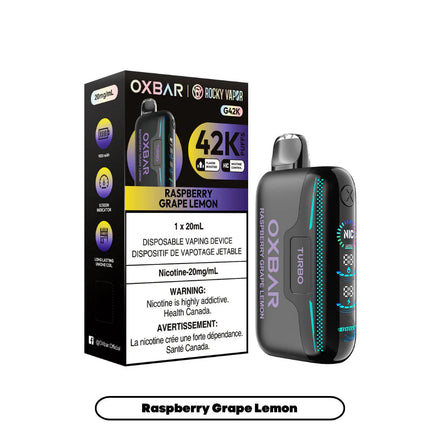 Raspberry Grape Lemon 1x20mlx42K OXBAR