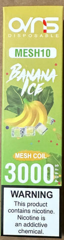 Banana Ice 1x10ml 3000 puffs OVNS