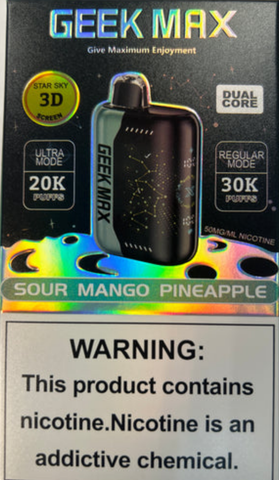 Sour Mango Pineapple Geek Max 1x18mlx30K