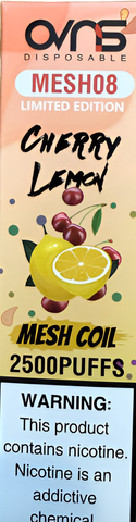 Cherry Lemon 1x8ml 2500 puffs OVNS Limited Edition