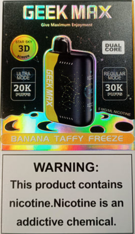 Banana Taffy Freeze Geek Max 1x18mlx30K