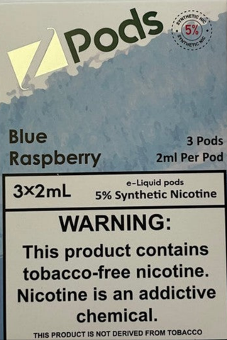 Blue Raspberry 3x2ml Zpods