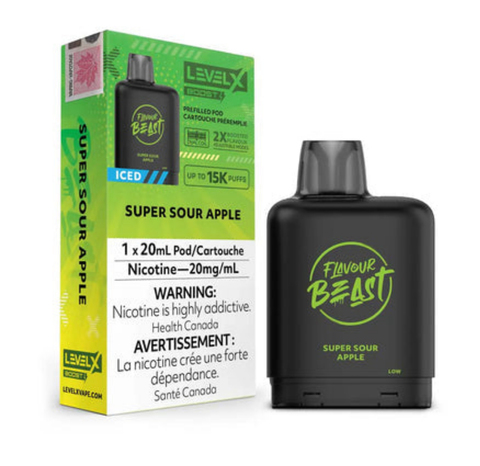 Super Sour Apple Level x Boost G2 Pods