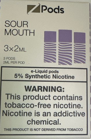 Sour Mouth 3x2ml zpods