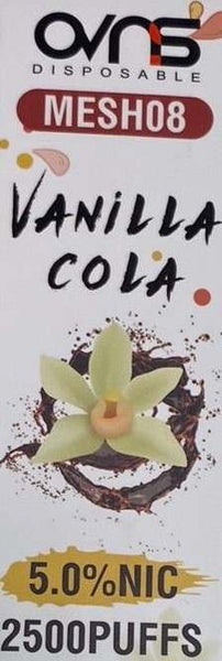 Vanilla Cola 1x8ml 2500 puffs OVNS  vapebug.ca
