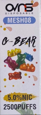 G Bear 1x8ml 2500 puffs OVNS