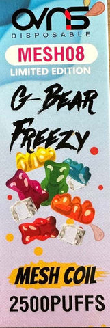 G-Bear Freezy 2500 puffs OVNS Limited Edition