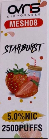 Starburst 1x8ml 2500 puffs OVNS