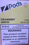 Strawberry Lemon 3x2ml Zpods