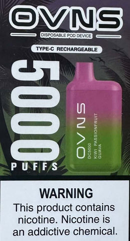 Kiwi Passion Fruit Guava 5000 puffs OVNS