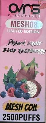 Dragon Fruit Blue Raspberry 2500 puffs OVNS Limited Edition