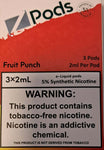 Fruit Punch 3x2ml Zpods