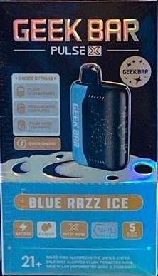 Blue Razz Ice Geek Bar Pulse X