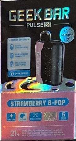 Strawberry B-Pop Geek Bar Pulse X