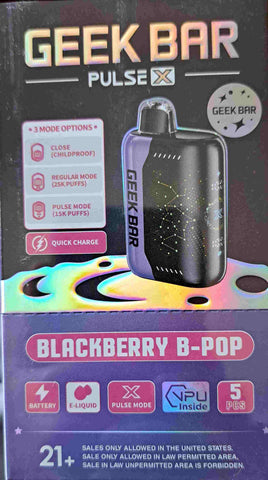 Blackberry B-Pop Geek Bar Pulse X