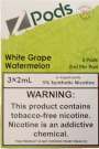 White Grape Watermelon 3x2ml Zpods