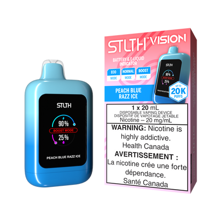 Peach Blue Razz Ice STLTH VISION 1x20mlx20K