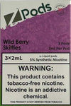 Wild Berry Skittles 3x2ml Zpods