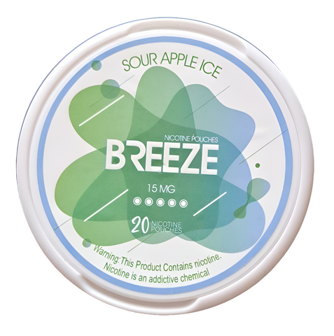 Sour Apple Ice 15mg BREEZE POUCH