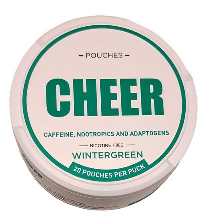 WinterGreen Caffeine pouches CHEER