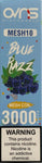 Blue Razz 1x10ml 3000 puffs OVNS