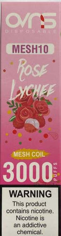 Rose Lychee 1x10ml 3000 puffs OVNS