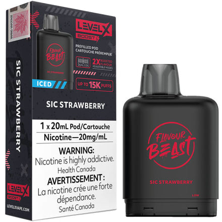 SIC STRAWBERRY ICED Level x Boost Pods