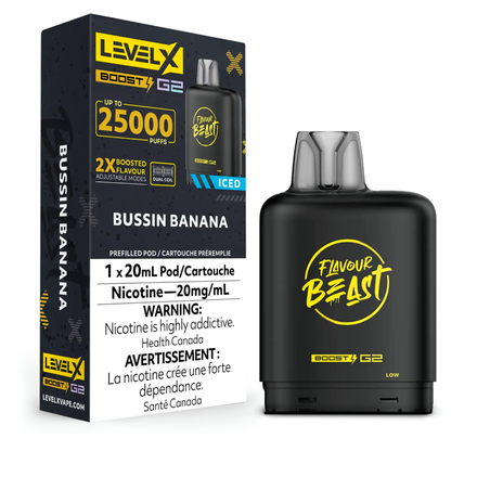 Bussing Banana Level x Boost G2 Pods