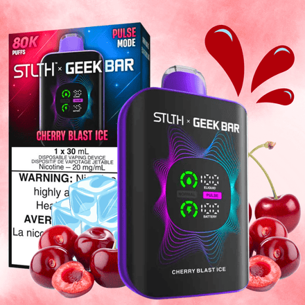 Cherry Blast Ice 80K StlthxGeek Bar