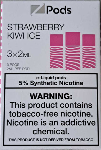 Strawberry kiwi Ice 3x2ml Zpods