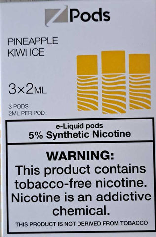 Pineapple Kiwi Ice 3x2ml Zpods