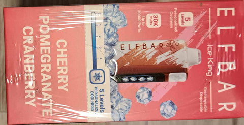 Cherry Pomegranate Cranberry ELFBAR Ice-King 30K