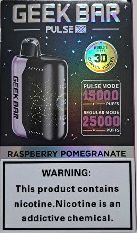 Raspberry Pomegranate Geek Bar Pulse X 25K vapebug.ca Raspberry Pomegranate Geek Bar Pulse X 25K vapebug.ca