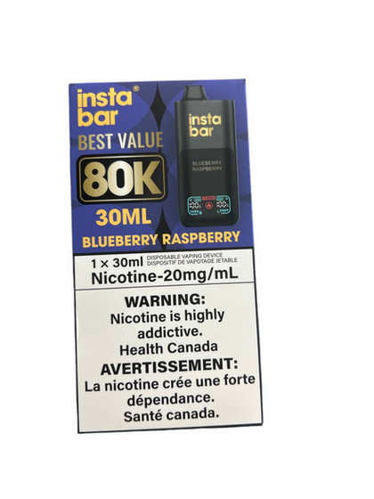 Blueberry Raspberry Insta Bar 80K
