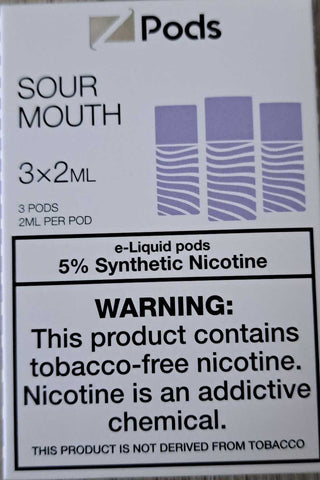 Sour Mouth 3x2ml zpods