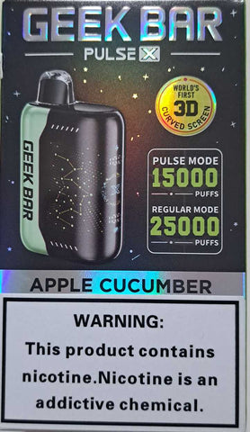 Apple Cucumber Geek Bar Pulse X 25K
