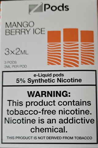 Mango Berry Ice 3x2ml Zpods