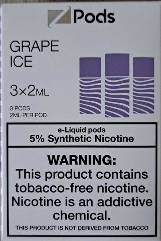Grape Ice 3x2ml Zpods