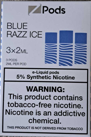 Blue Razz Ice 3x2ml Zpods
