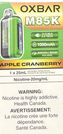Apple Cranberry Orange OXBAR M85K