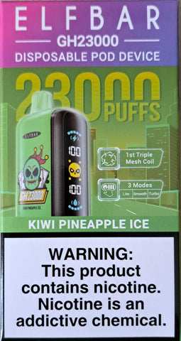 Kiwi Pineapple Ice 1x23ml ELFBAR GH23K